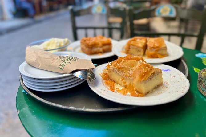 Athens Food Tour with 10+ Tastings of Greek Traditional Dishes - Old Neighborhood Streets Near the Acropolis: Coffee, Wine, and Dessert Without the Rush