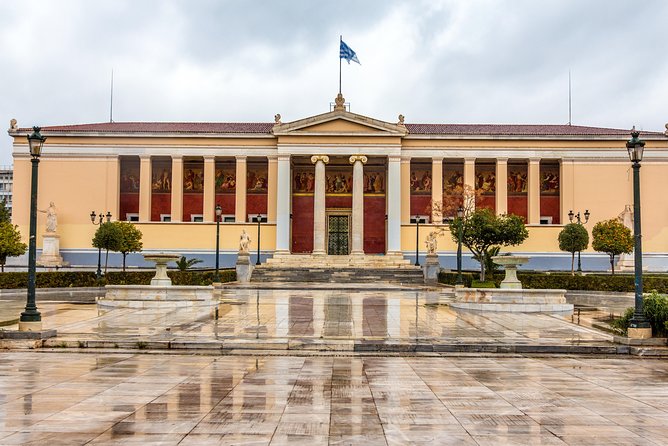 Athens full day Private sightseeing Tour - Panathenaic Stadium and the Academy of Athens: ancient forms still in use