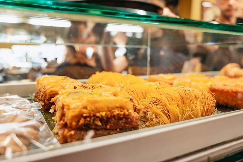Athens: Guided Greek Food Walking Tour with Tastings - Olive oil, wine, honey, and the vinegar tasting stop