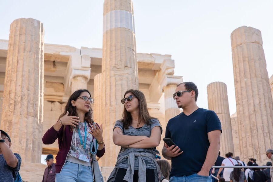 Athens: Guided Tour of Acropolis & Parthenon with Tickets - Parthenon Stop: How to Read the Building Quickly