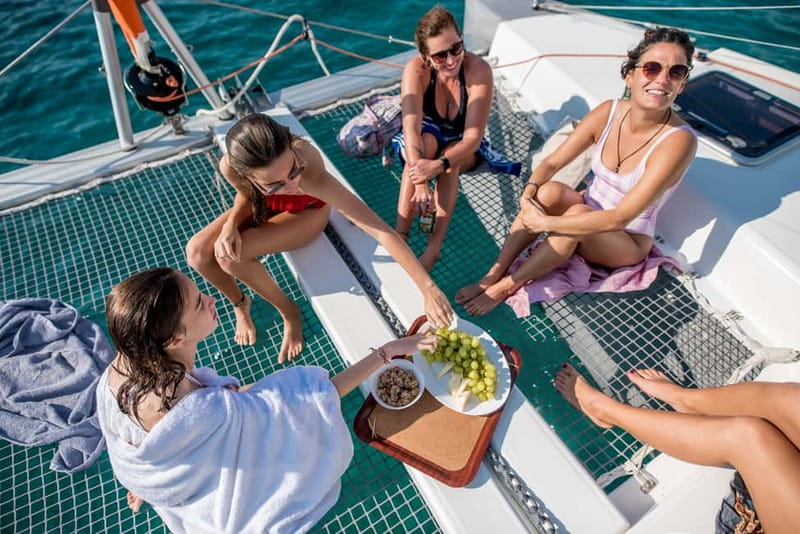 Athens: Half-Day Morning Catamaran Cruise with Meal & Drinks - Meeting Outside Istion Yachting Alimos, Then Head Out Smoothly