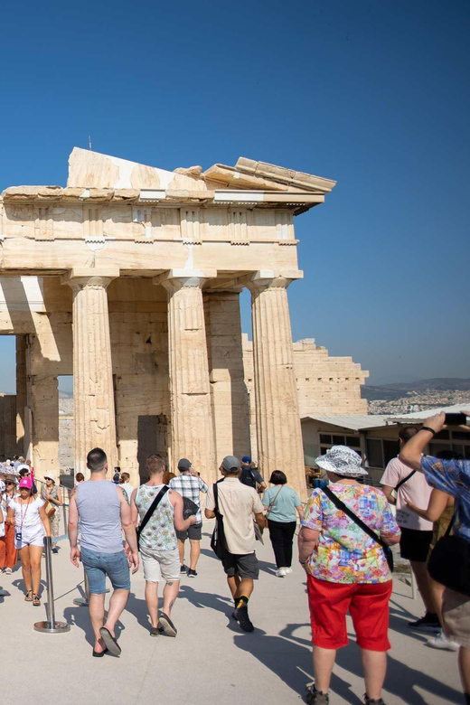 Athens: Hop-On-Hop-Off & Acropolis & Acropolis Mus.& 3 audio - The Acropolis ruins with self-guided audio and real storytelling