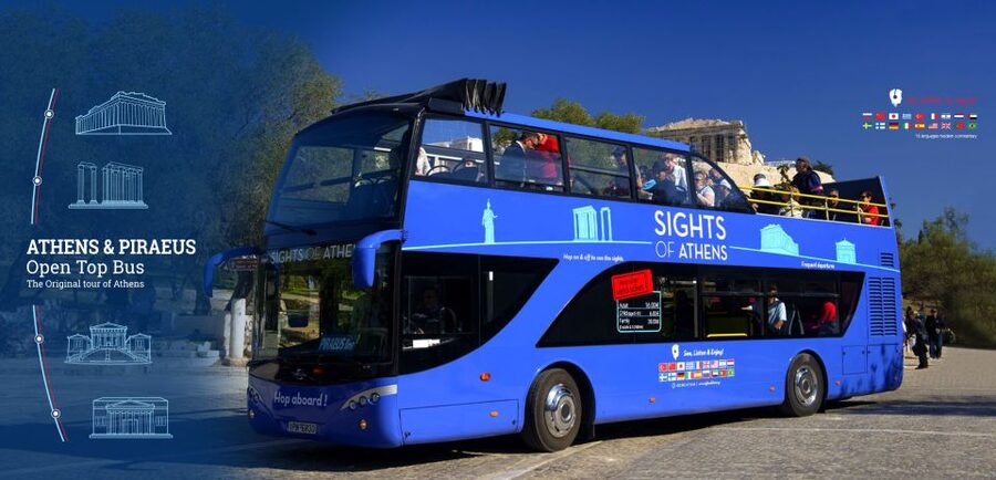 Athens: Hop-On Hop-Off Bus and Acropolis Museum Ticket - How the Athens hop-on hop-off buses cover more than one city