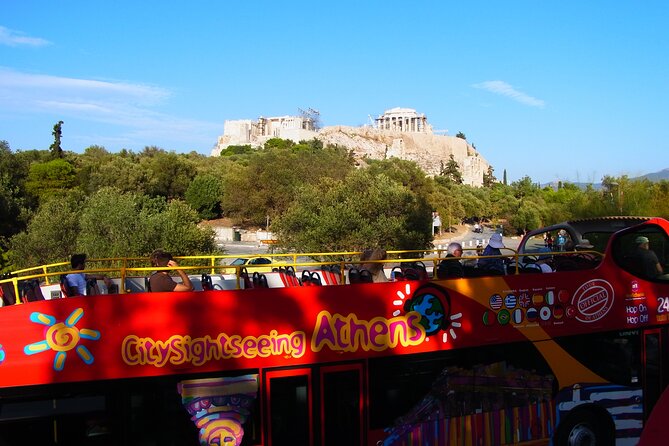 Athens Hop-On Hop Off w/ Acropolis & Acr.Museum tickets & 3 audio - A smart plan for first-time Athens: bus + two must-do stops