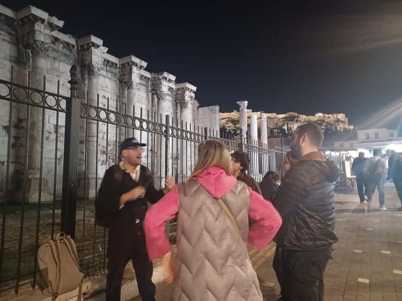 Athens: Horror Mythology Evening Tour with a Guide - Meeting Point and Timing on Tzireon Street