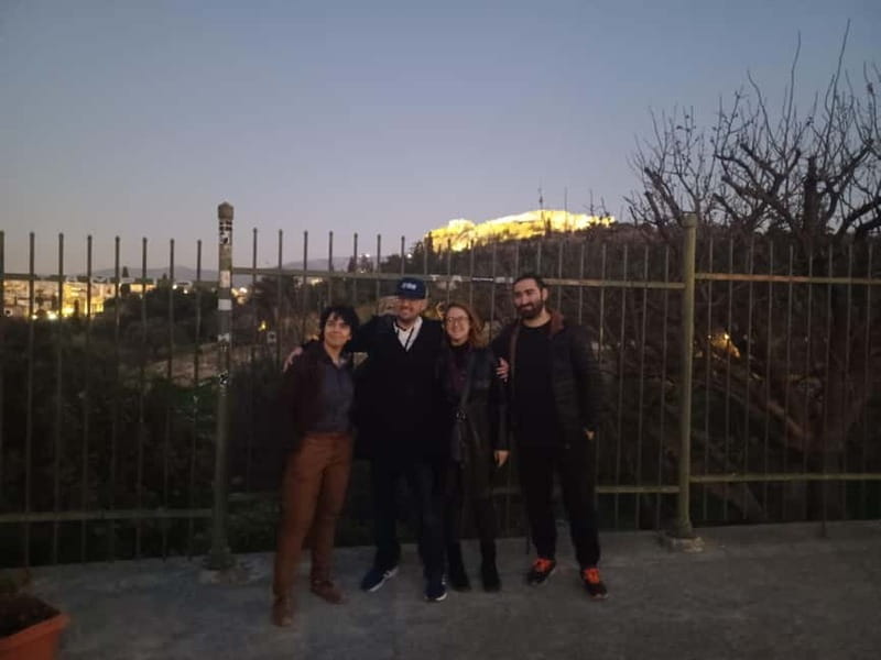 Athens: Horror Mythology Evening Tour with a Guide - Monastiraki Alleys and the Temple of Hephaestus Backdrop
