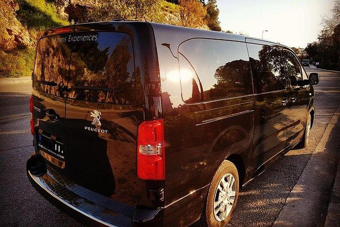 Athens Interanational Airport transfer - Inside the ride: a/c comfort, bottled water, WiFi, and charging