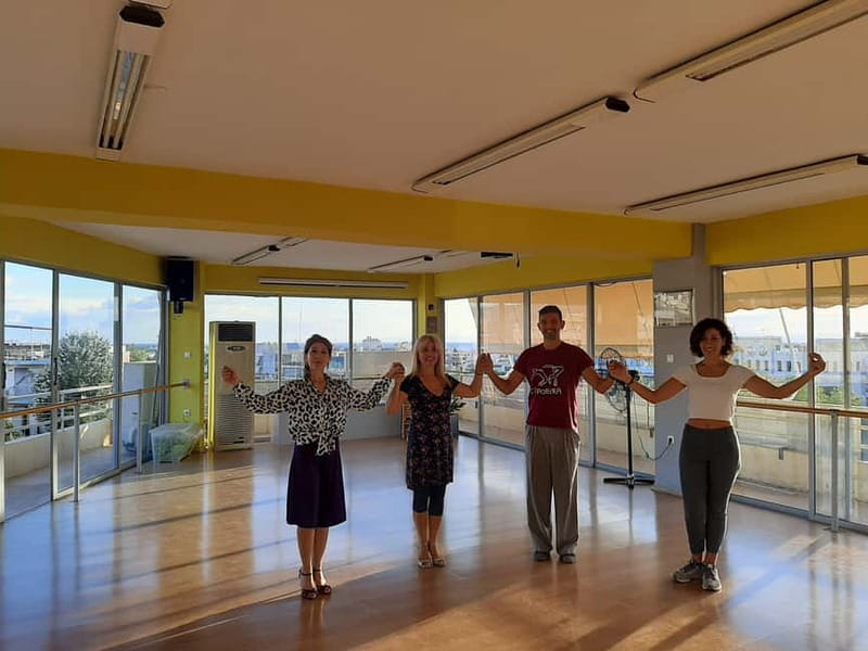 Athens: Learn the Greek Dances with Sweet Treat - How the lesson begins: origins, attire, and what the music is saying