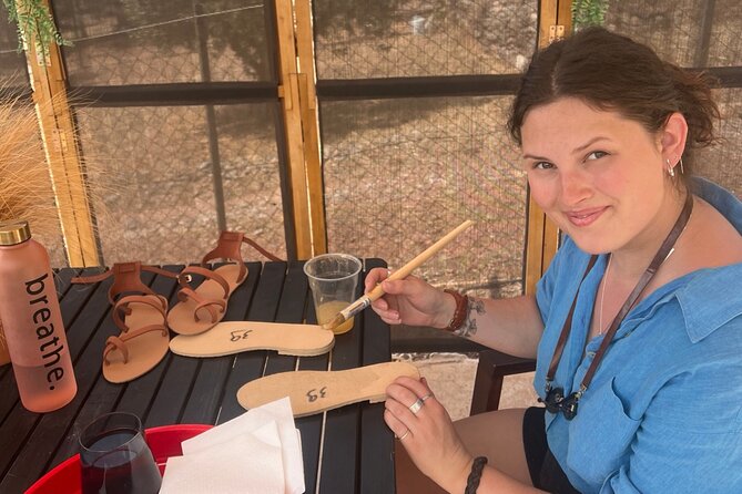Athens Make Your Own Greek Leather Sandals Workshop - Step-by-step flow: measuring, designing, crafting (and plenty of guidance)