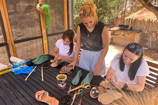 Athens Make Your Own Greek Leather Sandals Workshop - The people make it: Marianna and Dimitri’s hands-on teaching