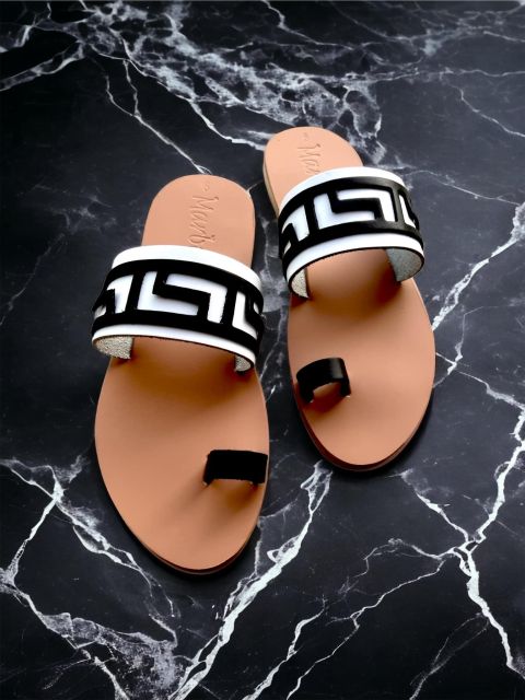Athens: Make your own Leather Sandals Workshop - Choosing your design and leather colors like a real artisan