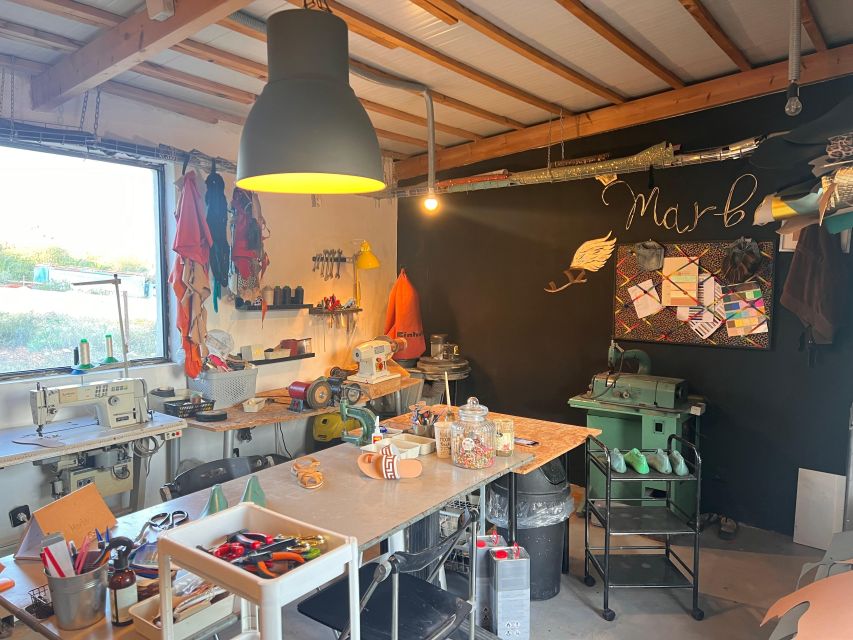 Athens: Make your own Leather Sandals Workshop - What you actually do: cutting, assembling, and getting your hands dirty