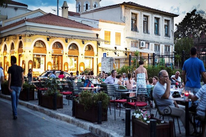 Athens Moonlight Waling Tour with Drinks and Meze Dishes - Monastiraki Square corners: where you start to see the city’s logic
