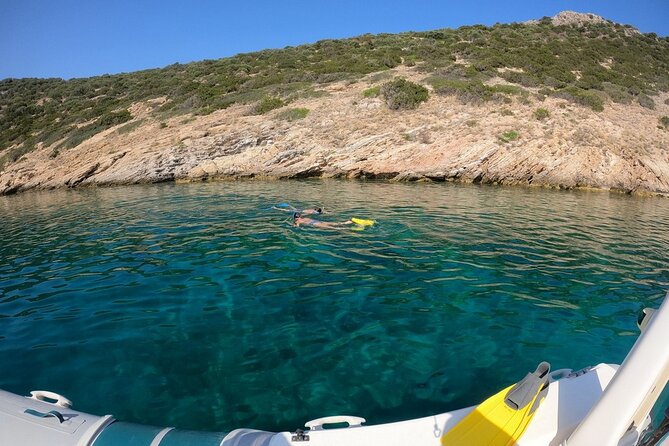 Athens, Nea Makri: Guided Small Group Snorkeling Boat Excursion - Snorkel gear, wetsuits, and instructor help: what’s included and how it helps