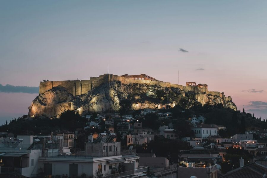 Athens: Night Walking Tour - Roman Forum of Athens and Gate of Athena: classic stones, guided focus