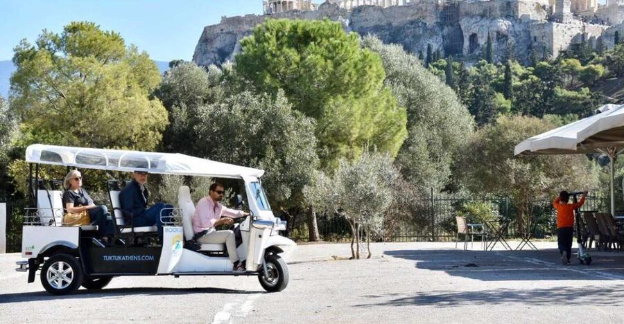Athens: Private 3-Hour City Tour on Eco-Friendly Tuk Tuk - Mount Lycabettus: The 360 View and the Walk You Should Plan For
