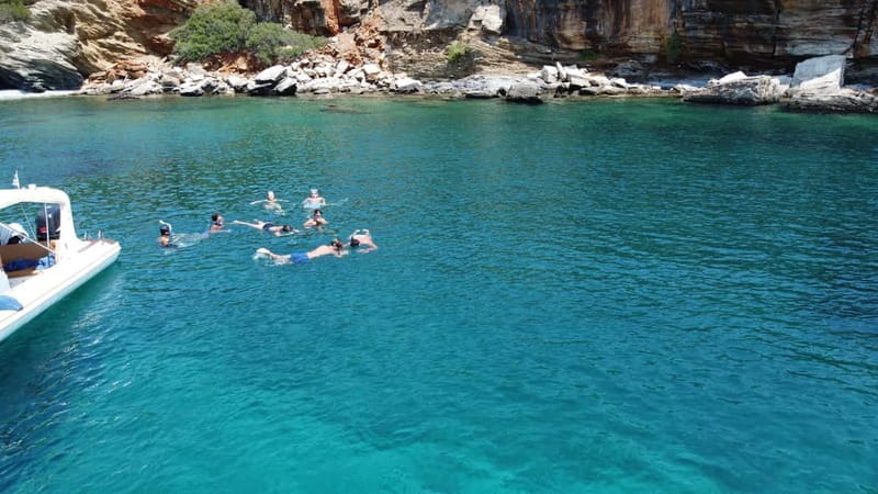 Athens Private Cruise Snorkeling Marathon Nea Makri Schinias - Snacks, soft drinks, and the GoPro + drone payoff