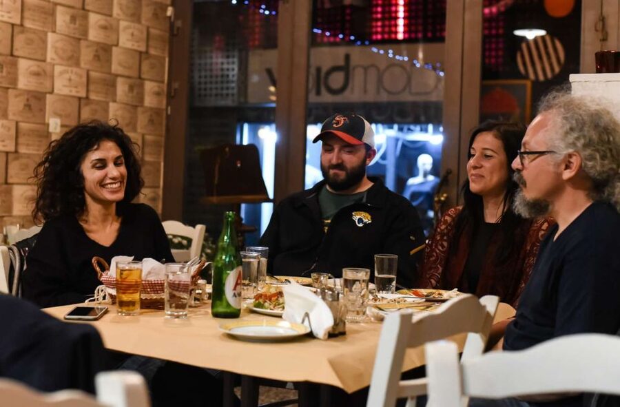 Athens: Private Evening City Walk & 4-Course Curated Dinner - Monastiraki open-air flea market: local noise, real street texture