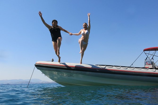 Athens Private Snorkeling and Swimming Cruise with pick up - Your private RIB: fast, comfortable, and made for stopping often
