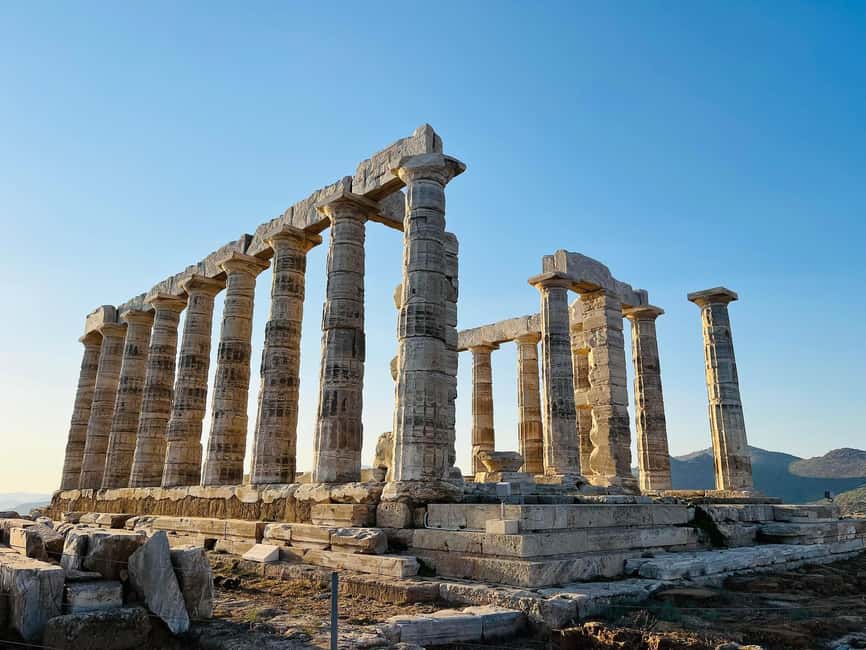 Athens: Private Tour to Cape Sounion & Temple of Poseidon - Half-day escape: Glyfada, Voula, Vouliagmeni Lake, then Poseidon’s temple