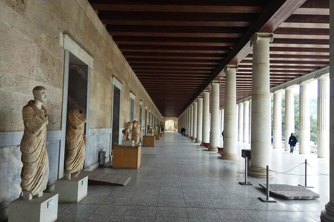 Athens Private Walking City Tour : Acropolis, Ancient Agora and The Agora Museum - Stop 2: Ancient Agora, the lecture spaces of Plato and Socrates