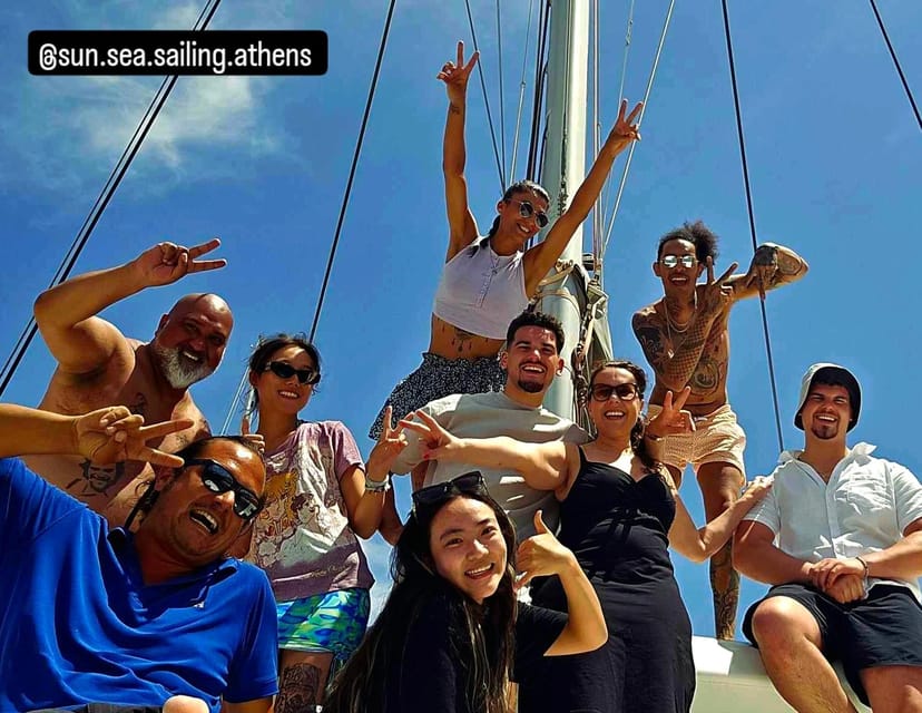 Athens: Riviera Catamaran Tour with Fresh Meal and Drinks - Sailing the Athens Riviera: the deck time you came for