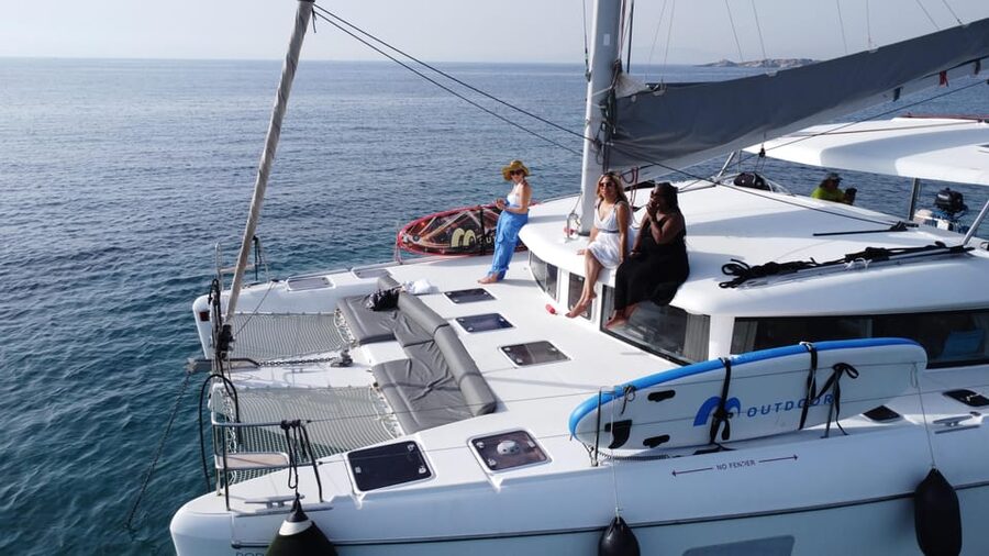 Athens: Riviera Catamaran Tour with Fresh Meal and Drinks - The crew setup: friendly hosts and real comfort details