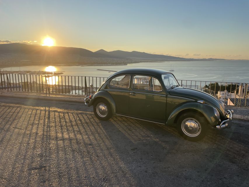 Athens: Riviera Photo Tour in a Vintage Volkswagen Beetle - Piraeus Stop: Quick coastal frames with the right setting