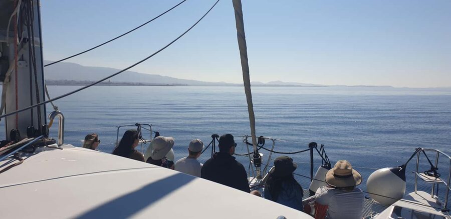 Athens Riviera Private Catamaran Cruise with Meal and Drinks - SUP, snorkel gear, and the small items that make the day easier