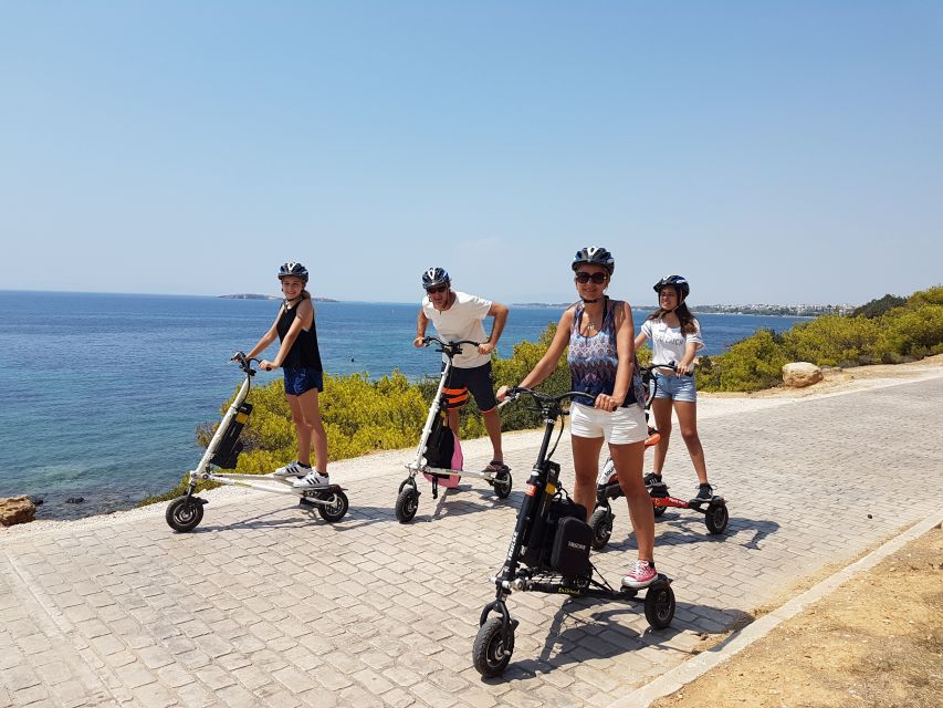Athens Riviera Trikke Bike Tour & Vouliagmeni Lake - The Athens Riviera ride: what the coastline feels like