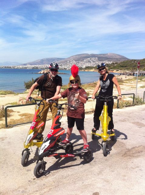 Athens Riviera Trikke Bike Tour & Vouliagmeni Lake - Groups, couples, and families: who this tour suits best