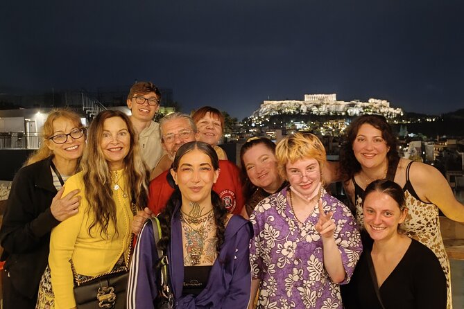 Athens: Rooftop Pub Crawl w/ Acropolis Views & Party - Meeting Point Near Thiseio: Follow the Colored Umbrella