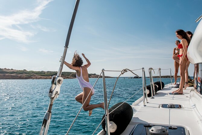 Athens Semi private Morning Catamaran cruise with meal & drinks - Megalo Kavouri Swim Stop: Shallow, Clear Water and Lunch Time