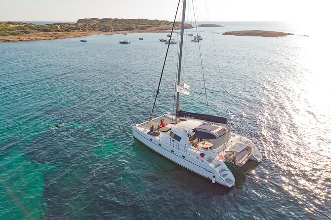 Athens Semi Private Sunset Catamaran Cruise with meal & drinks - Kavouri Beach and Hydrousa: Snorkeling-Friendly Conditions