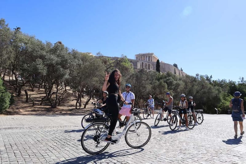 Athens: Small Group E-Bike Tour of Historic Highlights - Dionysiou Areopagitou to the Acropolis views: your orientation shortcut
