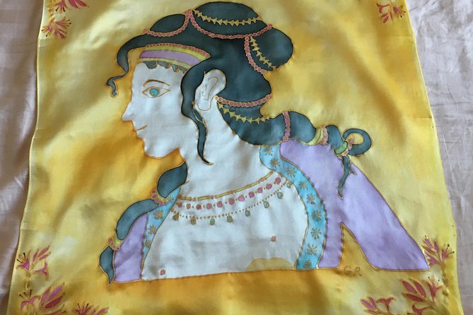 Athens: Small Group Silk Scarf Art Workshop with Greek Themes - The final result: why your scarf might exceed expectations