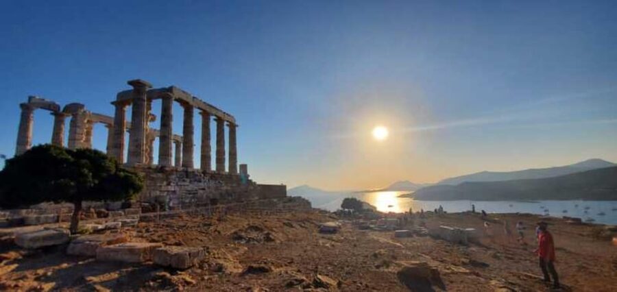 Athens: Sounio Poseidon Temple Athens Riviera Trip, Swimming - After the Temple: Lunch or Tavern Time in Attica
