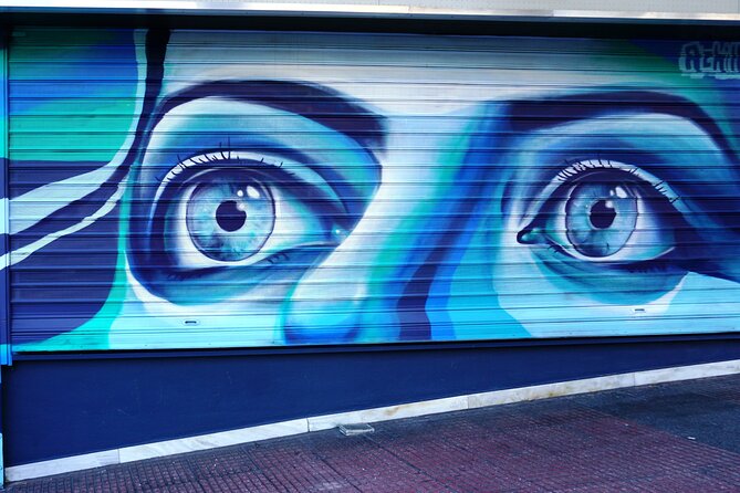 Athens Street Art - Private Walking Tour - Stop 4: Kerameikos walk-off and the DaVinci murals by iNO