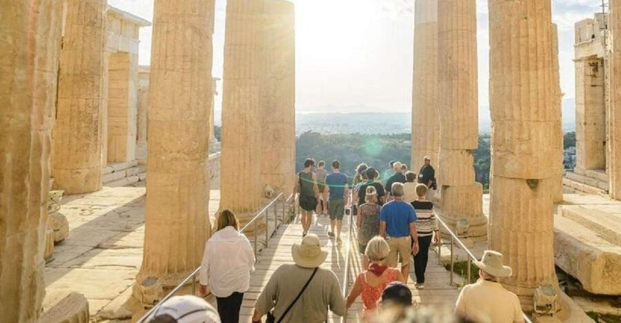 Athens: The Acropolis Walking Group Tour with a French Guide - Enter the Acropolis at a calmer hour (heat and crowds matter)