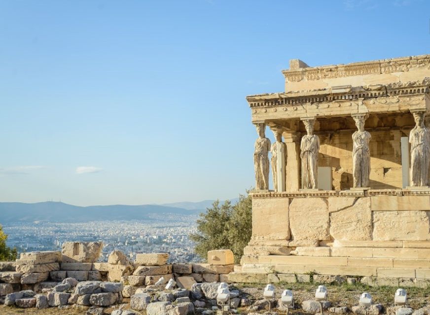 Athens: The Acropolis Walking Group Tour with a French Guide - Theater of Dionysus and the idea of public life on stage