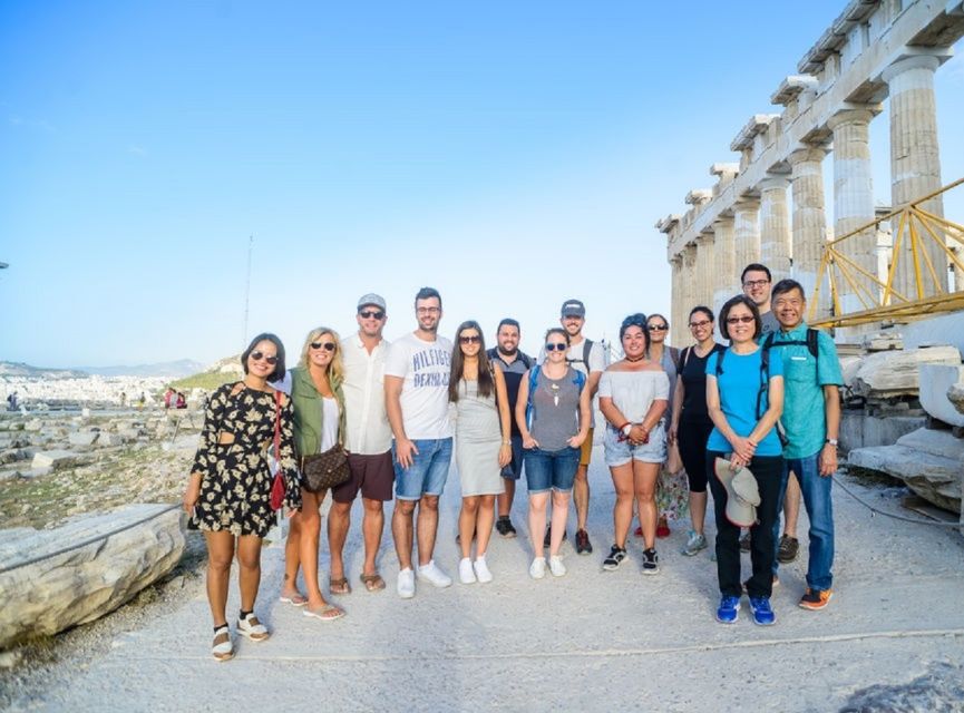 Athens: The Acropolis Walking Group Tour with a French Guide - Healing Temple of Asclepius and Odeon of Herodes Atticus
