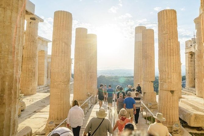Athens Tour: Acropolis, Acropolis museum, and Greek lunch - Acropolis gate to the big names: Theater of Dionysus, Odeon, Parthenon