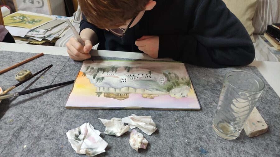 Athens: workshop for painting landscape with local artist - Mastering Light and Shadow in Watercolor (The Part People Notice)