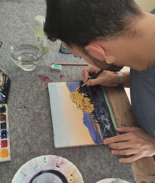 Athens: workshop for painting landscape with local artist - What You’ll Be Painting: Greek Icons Without Needing a Reference Library