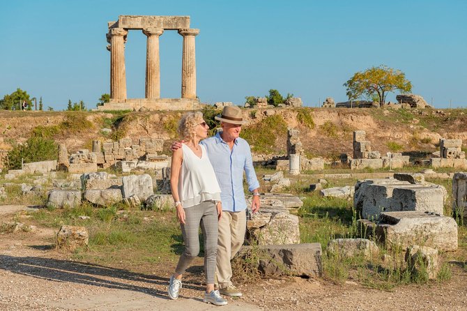 BEST 4-Day CLASSICAL GREECE: Corinth Epidaurus Delphi Meteora - Ancient Olympia and the Rion–Antirion Bridge: the athlete story, then modern engineering