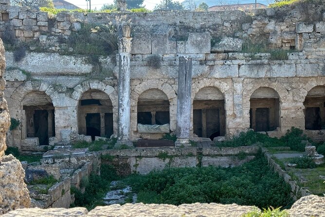 Biblical Corinth Taste Faith & History with wine & Oil Tasting - Temple of Apollo: One of the Earliest Doric Temples
