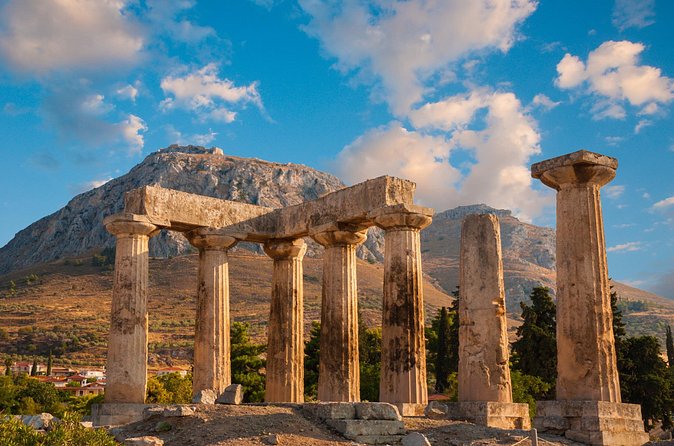 Biblical Private Tour in the Footsteps of St. Paul in Corinth - Acrocorinth fortress: fortress walls plus big panoramic payoff