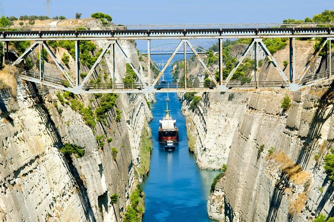 Corinth Canal, Ancient Corinth, Mycenae and Nafplio Private Tour from Athens - Mycenae: Lions Gate, the Royal Palace, and the Treasury of Atreus