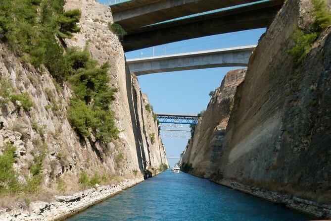 Corinth Canal, Ancient Corinth, Mycenae and Nafplio Private Tour from Athens - Corinth Canal: Photo Time at the 19th-Century Engineering Cut