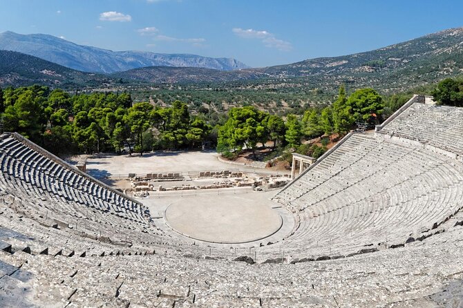 Corinth Canal, Ancient Corinth, Nafplio and Epidaurus Private Tour from Athens - Corinth Canal: a quick look at 1893 engineering from above